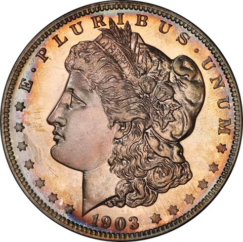 Picture of 1903 MORGAN S$1 PR67+