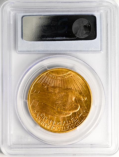 Picture of 1909-D ST. GAUDENS $20 MS64+