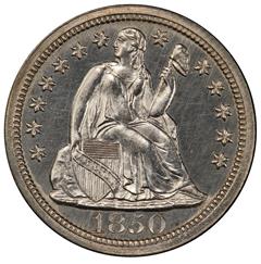 Picture of 1850 LIBERTY SEATED 10C PR65 