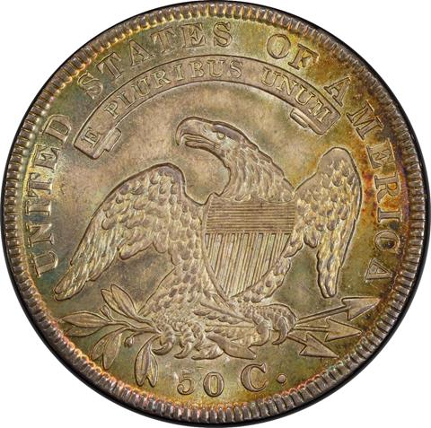 Picture of 1834 CAPPED BUST 50C MS66