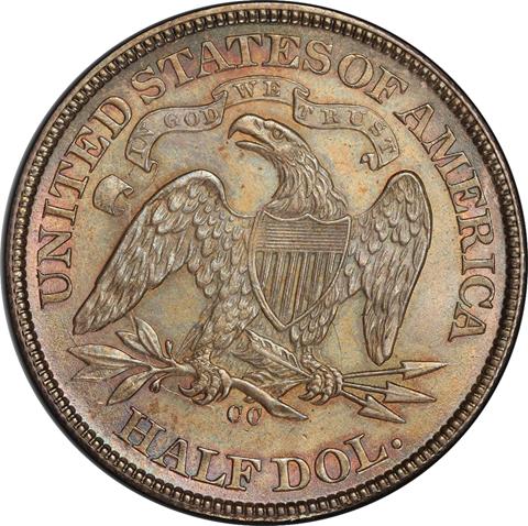 Picture of 1873-CC LIBERTY SEATED 50C MS64