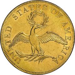 Picture of 1797 DRAPED BUST $10, SMALL EAGLE AU58 