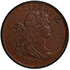 Picture of 1797 DRAPED BUST 1C, REV OF 1797, STEMS MS64 Brown