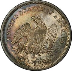 Picture of 1839 LIBERTY SEATED 50C, NO DRAPERY MS65 