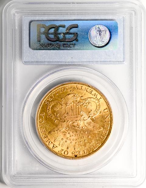 Picture of 1889-CC LIBERTY HEAD $20 MS63