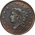 Picture of 1831 CORONET HEAD 1C PR64 Brown