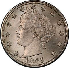 Picture of 1885 LIBERTY 5C MS67 