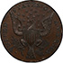 Picture of 1792 WASH GETZ, SM EAGLE CENT MS61 Brown