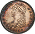 Picture of 1808/7 CAPPED BUST 50C MS64+ 