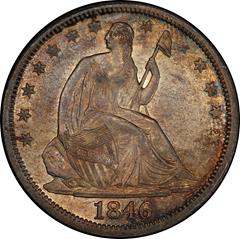 Picture of 1846-O LIBERTY SEATED 50C, TALL DATE MS62 