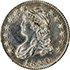 Picture of 1820 CAPPED BUST 25C, LARGE 0 MS63 