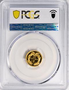 Picture of 1862 GOLD G$1, TYPE 3 PR65+ Deep Cameo