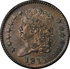 Picture of 1811 CLASSIC HEAD 1/2C MS62 Brown