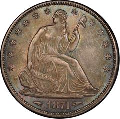 Picture of 1874-CC LIBERTY SEATED 50C, ARROWS MS64 