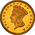 Picture of 1875 GOLD $1 MS64 Proof Like