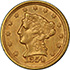 Picture of 1854-D LIBERTY HEAD $2.5 AU55 