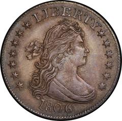 Picture of 1806 DRAPED BUST 25C, HERALDIC EAGLE MS65 