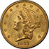 Picture of 1853 LIBERTY HEAD $20 MS62 