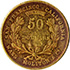 Picture of 1855 WASS, MOLITOR & CO. $50 GOLD, WASS, MOLITOR & CO. AU50 