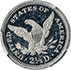 Picture of 1875 LIBERTY $2.5 J-1435, ALUMINUM PR66 Deep Cameo