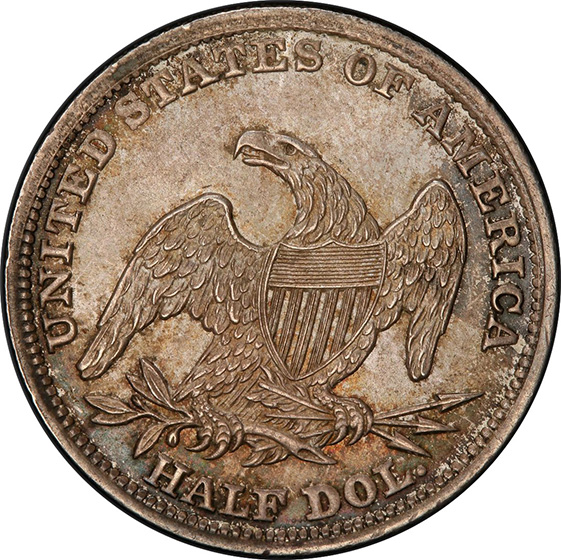 Picture of 1838 CAPPED BUST 50C, REEDED EDGE MS65+ 