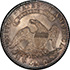 Picture of 1820/19 CAPPED BUST 50C, SQUARE BASE 2 MS65 