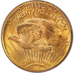 Picture of 1929 ST. GAUDENS $20 MS65 