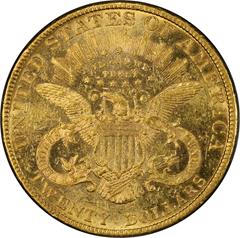 Picture of 1881 LIBERTY HEAD $20 MS60 