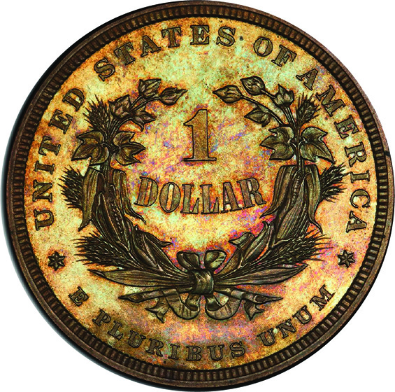 Picture of 1877 S$1 J-1542 PR66 Brown