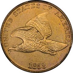 Picture of 1858/7 FLYING EAGLE 1C MS64 