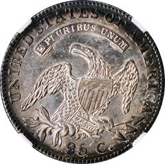 Picture of 1820 CAPPED BUST 25C, SMALL 0 MS66+ 