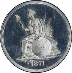 Picture of 1871 STANDARD S$1, J-1124 PR66 Cameo