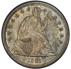 Picture of 1841 LIBERTY SEATED S$1, NO MOTTO MS64+ 