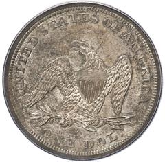 Picture of 1844 LIBERTY SEATED S$1, NO MOTTO MS64 