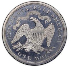 Picture of 1869 SEATED LIBERTY $1 J-764 PR66 Cameo