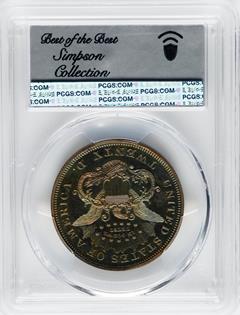 Picture of 1865 $20 LIBERTY J-453 PR66 Brown