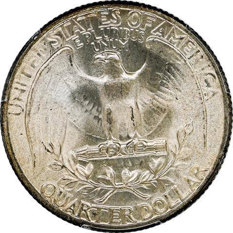 Picture of 1936 WASHINGTON 25C MS68 