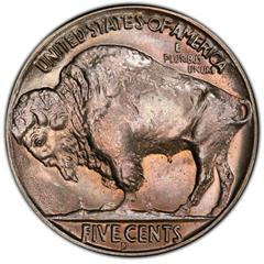 Picture of 1937-D BUFFALO 5C, 3 LEGS MS65+ 