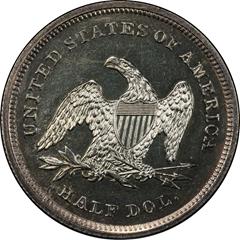 Picture of 1839 LIBERTY SEATED 50C, DRAPERY PR63 