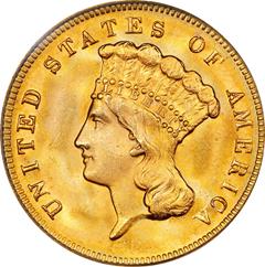 Picture of 1878 INDIAN PRINCESS $3 MS66 