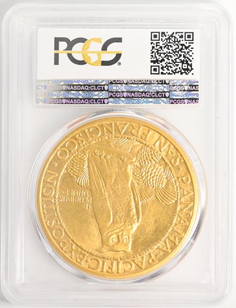 Picture of 1915-S GOLD $50, PAN-PAC ROUND MS64 
