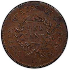 Picture of 1793 WREATH 1C, LETTERED EDGE MS62 Brown