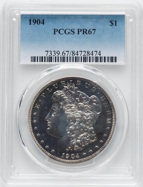 Picture of 1904 MORGAN S$1 PR67 