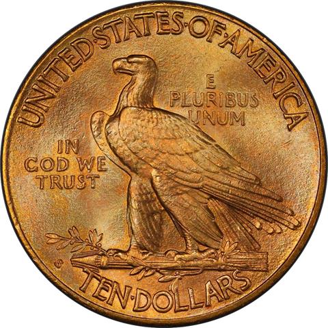 Picture of 1909-S INDIAN $10 MS65 