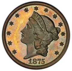 Picture of 1875 $20 J-1448 PR66 Brown