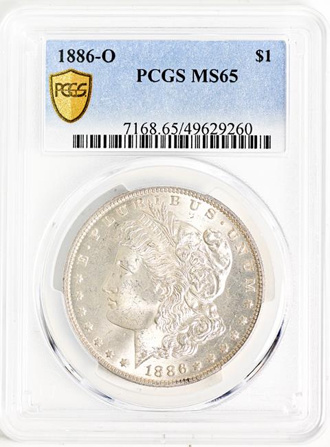 Picture of 1886-O MORGAN S$1 MS65 