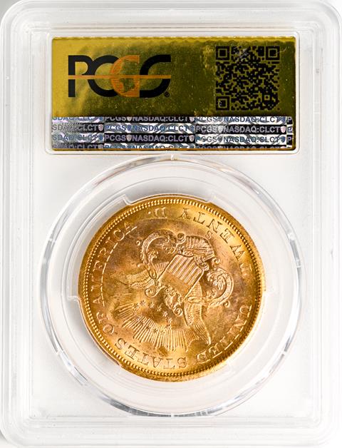 Picture of 1857-S LIBERTY HEAD $20 MS65+ 