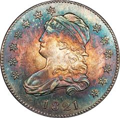 Picture of 1821 CAPPED BUST 25C MS65 