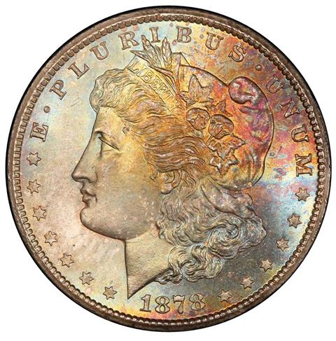 Picture of 1878-CC MORGAN S$1 MS67 