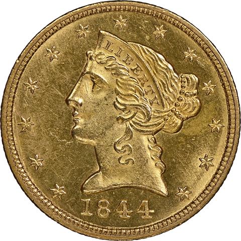 Picture of 1844 LIBERTY $5 MS64 